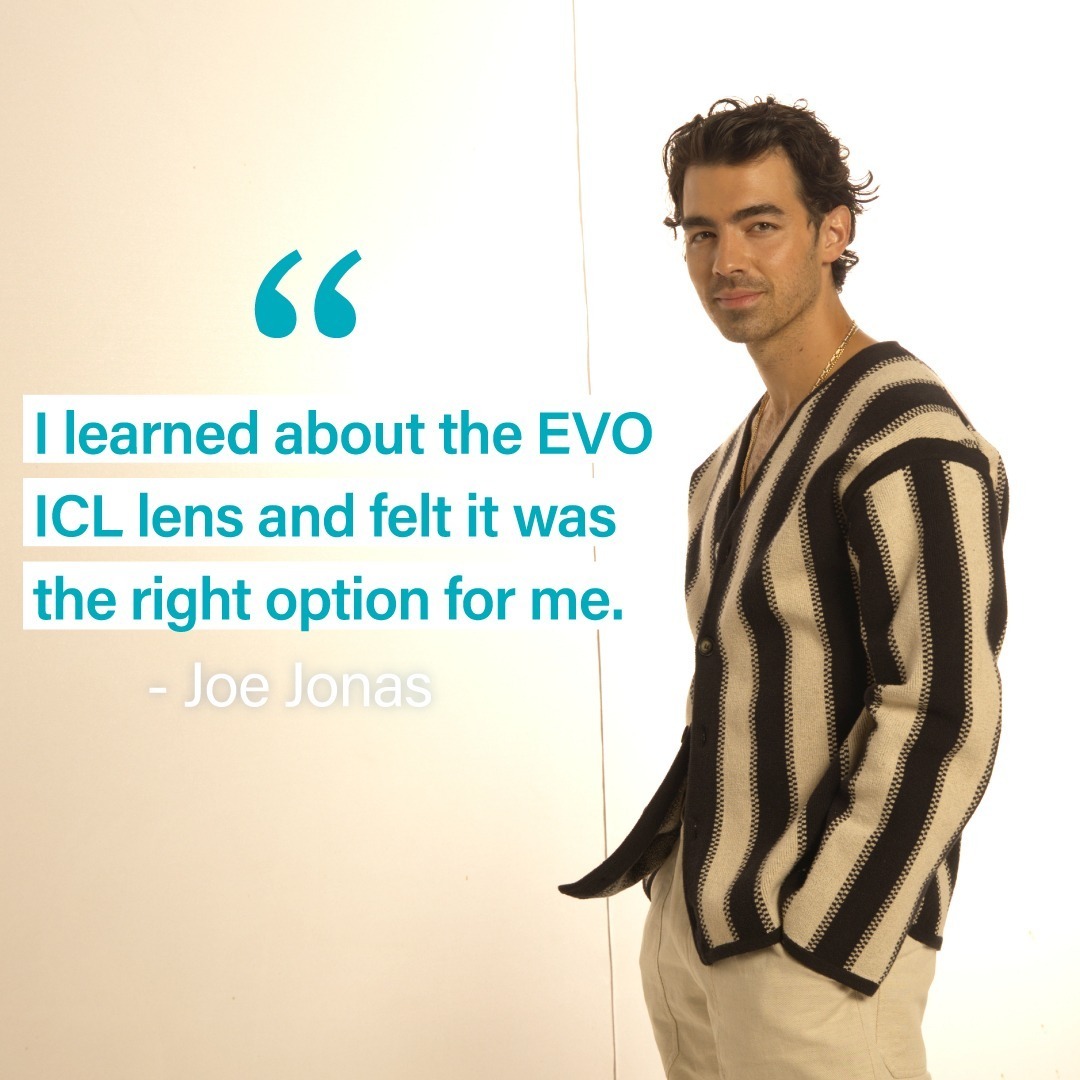Joe Jonas Laser Eye Center of Silicon Valley EVO ICL testimonial