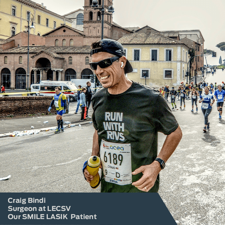 Dr. Craig Bindi: SMILE LASIK Patient & Surgeon at Laser Eye Center of Silicon Valley