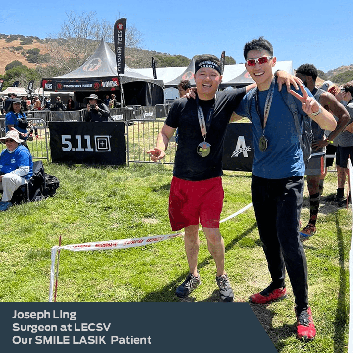 Dr. Joseph Ling: SMILE LASIK Patient & Surgeon at Laser Eye Center of Silicon Valley