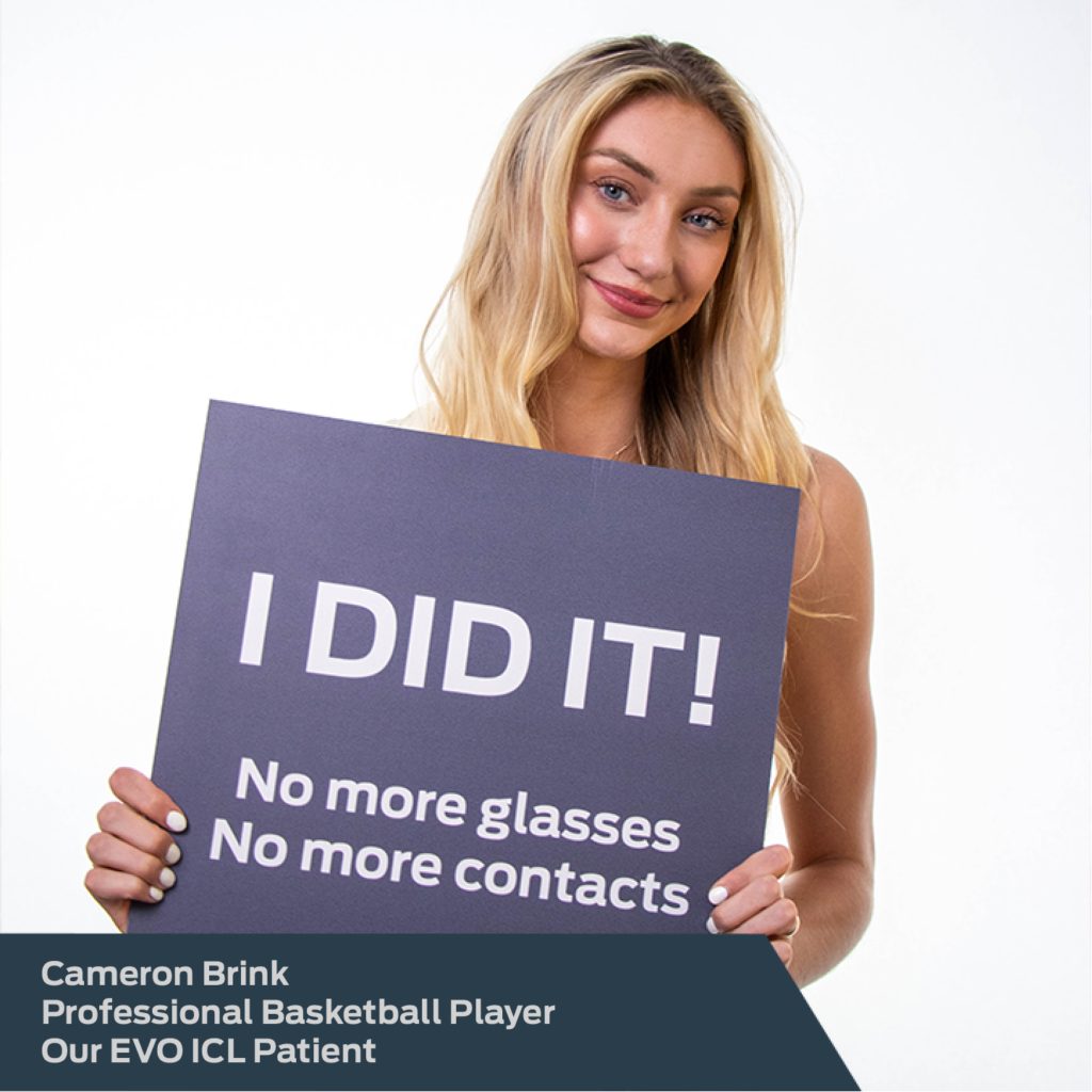 Cameron Brink EVO ICL Testimonial